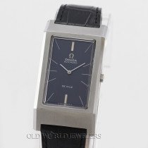 Omega Vintage DeVille Rectangular Ref 1055005 Steel Blue Dial Omega Vintage DeVille Rectangular Ref 1055005 Steel Blue Dial